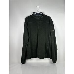 Kuhl Quarter Zip Performance Pullover Green Mens XXL GORPCORE